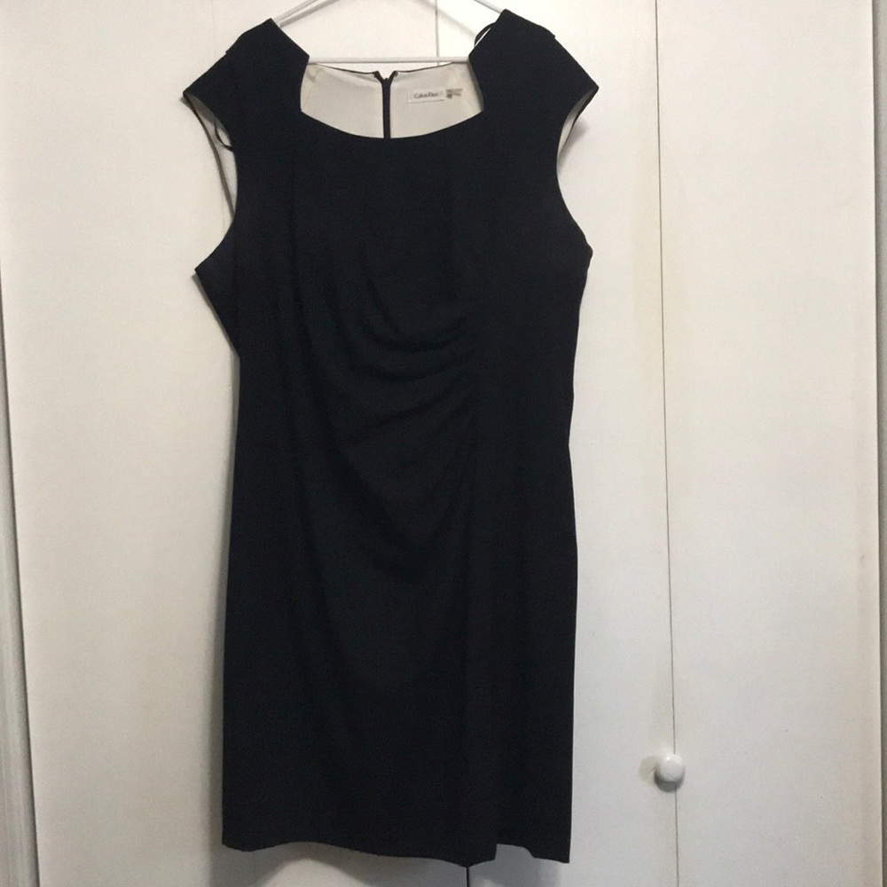 Knee length black Calvin Klein dress